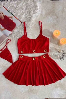 Kırmızı etekli takım 6139 - 3